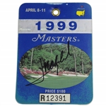 Jose Maria Olazabal Signed 1999 Masters Tournament SERIES Badge #R12391 JSA ALOA