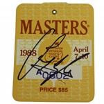 Sandy Lyle Signed 1988 Masters Tournament SERIES Badge #A0602 JSA ALOA