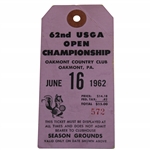 1962 US Open Championship at Oakmont CC Ticket #572
