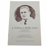 A Tribute To Bobby Jones Booklet