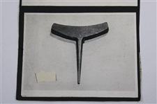 Photo With Tool For Making Golf Balls And A Top Hat With Feathers Inside