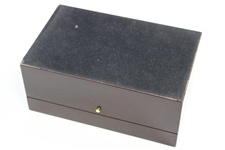 Augusta National Deluxe Wood Valet Box W/ Glass Top