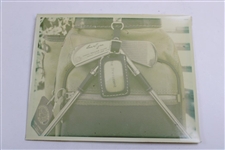 Lot Of 3 Photos Of President JFK's Golf Bag