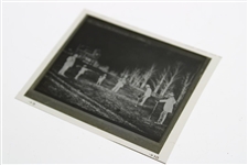 1888 Negative Of Golfers At St. Andrews Golf Club