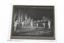 1888 Negative Of Golfers At St. Andrews Golf Club