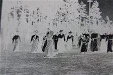 Negative Of Women Playing Golf Circa 1900