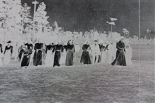 Negative Of Women Playing Golf Circa 1900