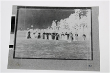 Negative Of Women Playing Golf Circa 1900