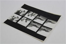 8 Proof Photos From Augusta National w/ Ben Hogan On 1 Sheet