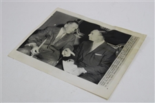 Bobby Jones And Ben Hogan At 1953 USGA Dinner Wire Photo