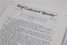 Lot Of 50 Golf Collectors Society Bulletins #1-50