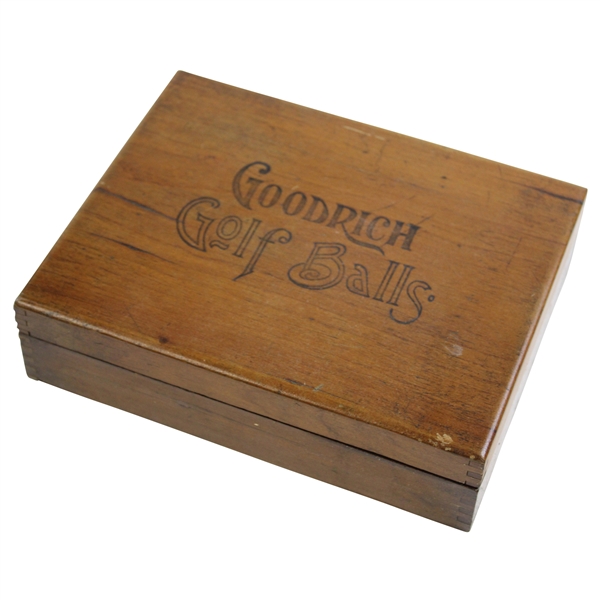 Goodrich Golf Balls Wooden Box