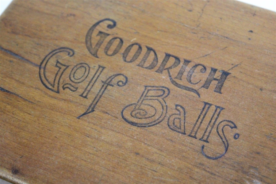 Goodrich Golf Balls Wooden Box
