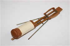 Wood Golf Bag & Clubs Standup Display