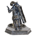 Vintage Silver-Tone Caddy Figural Ash Tray