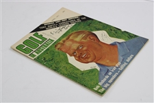Golf In Australia Magazine Signed By Cover Artist Tony Rafty Addressed to Sam Snead