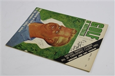 Golf In Australia Magazine Signed By Cover Artist Tony Rafty Addressed to Sam Snead