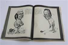 Golf In Australia Magazine Signed By Cover Artist Tony Rafty Addressed to Sam Snead