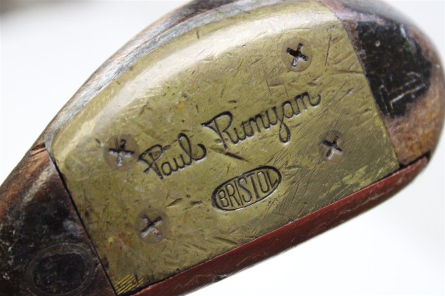 Paul Runyan Twice Signed Circa 1939 Bristol 'Little Poison' Paddle Putter JSA ALOA