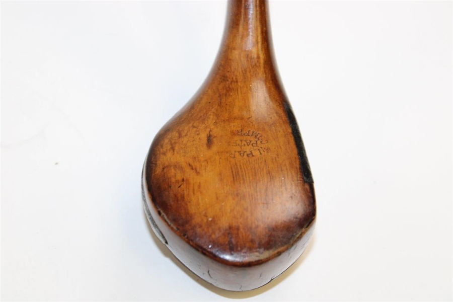 Willie Park Jr. Patent Brassie Wood with Face Insert