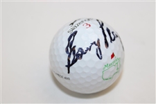 Gary Player Signed Masters Logo Slazenger 3 Golf Ball JSA ALOA
