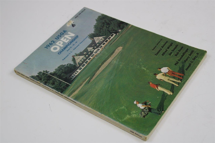 1962 US Open at Oakmont Country Club Official Program