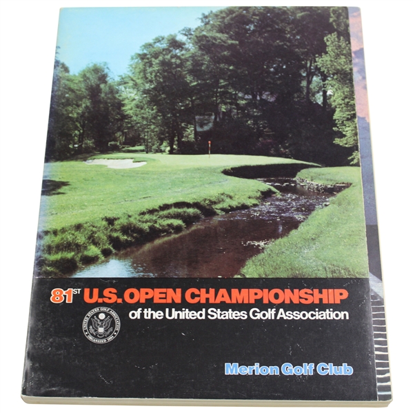 81st US Open at Merion Golf Club Official Program