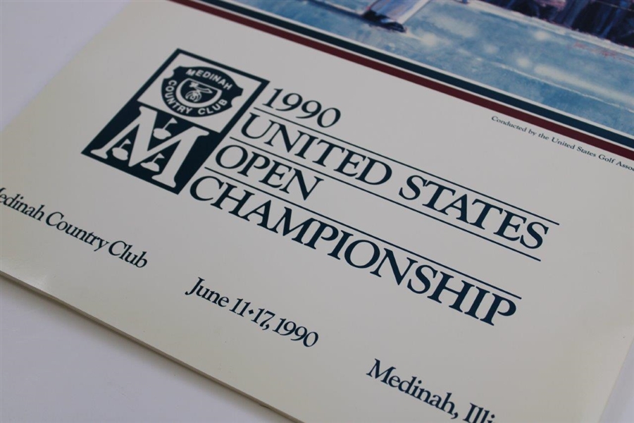 1990 US Open At Medinah Country Club Poster