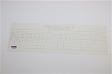Ben Hogan Signed Masters Scorecard PSA #Y05004