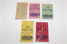 1982 US Open At Pebble Beach Tickets, Booklet, Guide & Program
