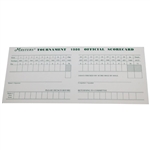 1986 Masters Tournament Official Scorecard