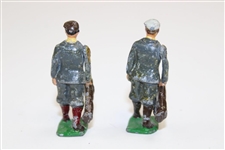 Hand-painted Miniature Metal Golfer Figures - Caddies