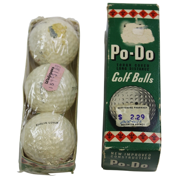 Two (2) Sleeves Of Po-Do Tough Cover Golf Balls