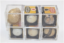 Six (6) Penfold Patented Golf Balls