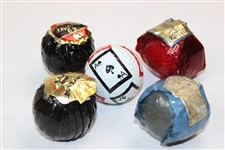 Two (2) Dunlop 65 Golf Balls, PGA Bromford Golf Ball, Penfold Patented 33 Golf Ball & Aces Golf Ball