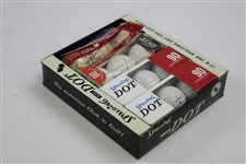 Box of Twelve (12) Spalding Black Dot Golf Balls