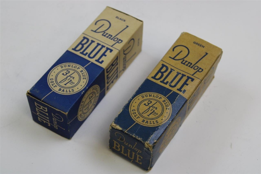 Box of Five (5) Dunlop Blue Golf Balls