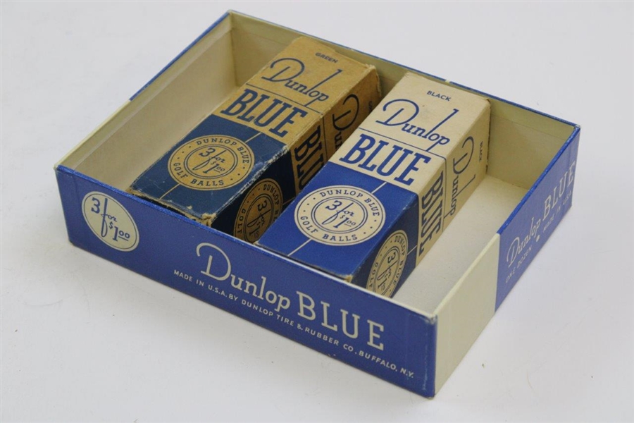 Box of Five (5) Dunlop Blue Golf Balls
