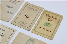 Lot of Ten (10) Assorted Vintage Scorecards