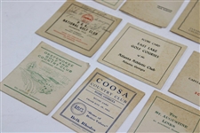 Lot of Ten (10) Assorted Vintage Scorecards