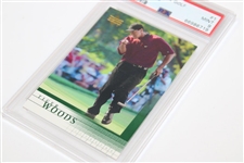 Tiger Woods 2001 Upper Deck Golf Card PSA Graded 9 #66986719