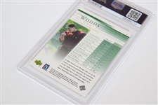Tiger Woods 2001 Upper Deck Golf Card PSA Graded 9 #66986719