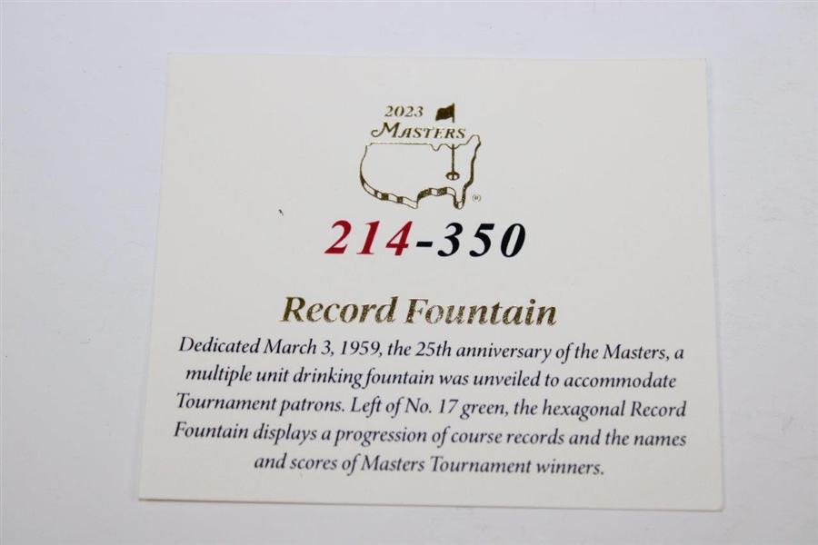 2023 Masters Tournament LTD ED 87th Masters Coin #214/350 in Original Box