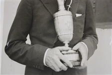 Tommy Armour Receiving The 1931 British Open Trophy Wire Photo