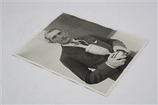 Tommy Armour Receiving The 1931 British Open Trophy Wire Photo