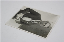 Tommy Armour Receiving The 1931 British Open Trophy Wire Photo