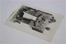 Tommy Armour Holding The National Open Golf Championship Trophy 1927 Wire Photo