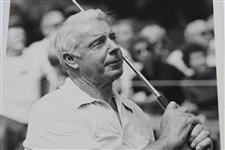 Joe Dimaggio 1979 Post Swing & Carrying A Golf Club Wire Photos