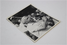 Joe Dimaggio 1979 Post Swing & Carrying A Golf Club Wire Photos