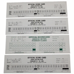 Three 1985 Doral Eastern Open Used Scorecards & 1981 American Motors Inv. Classic Scorecard